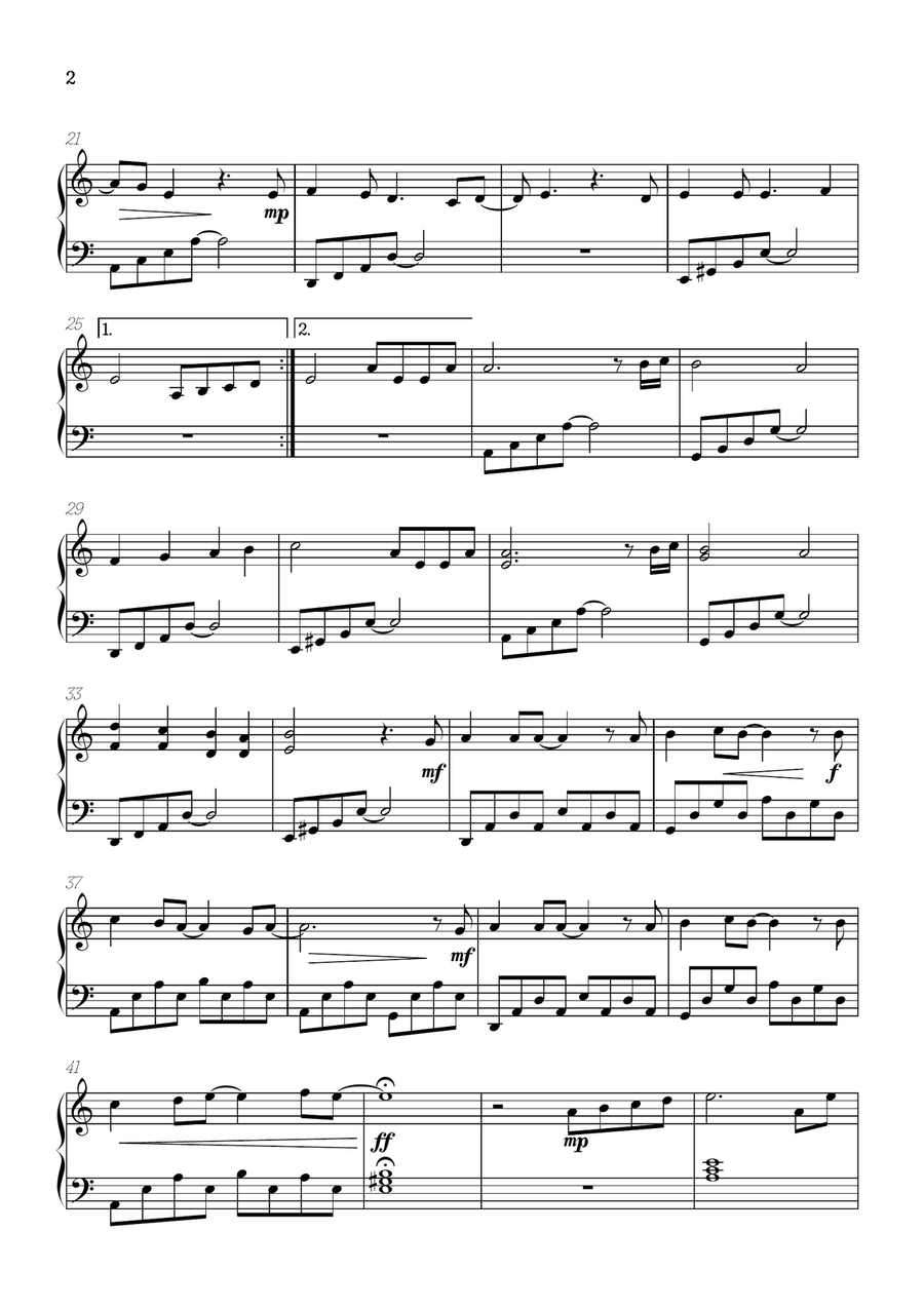 Mary, Did You Know? Easy Piano scores gallery preview page 2