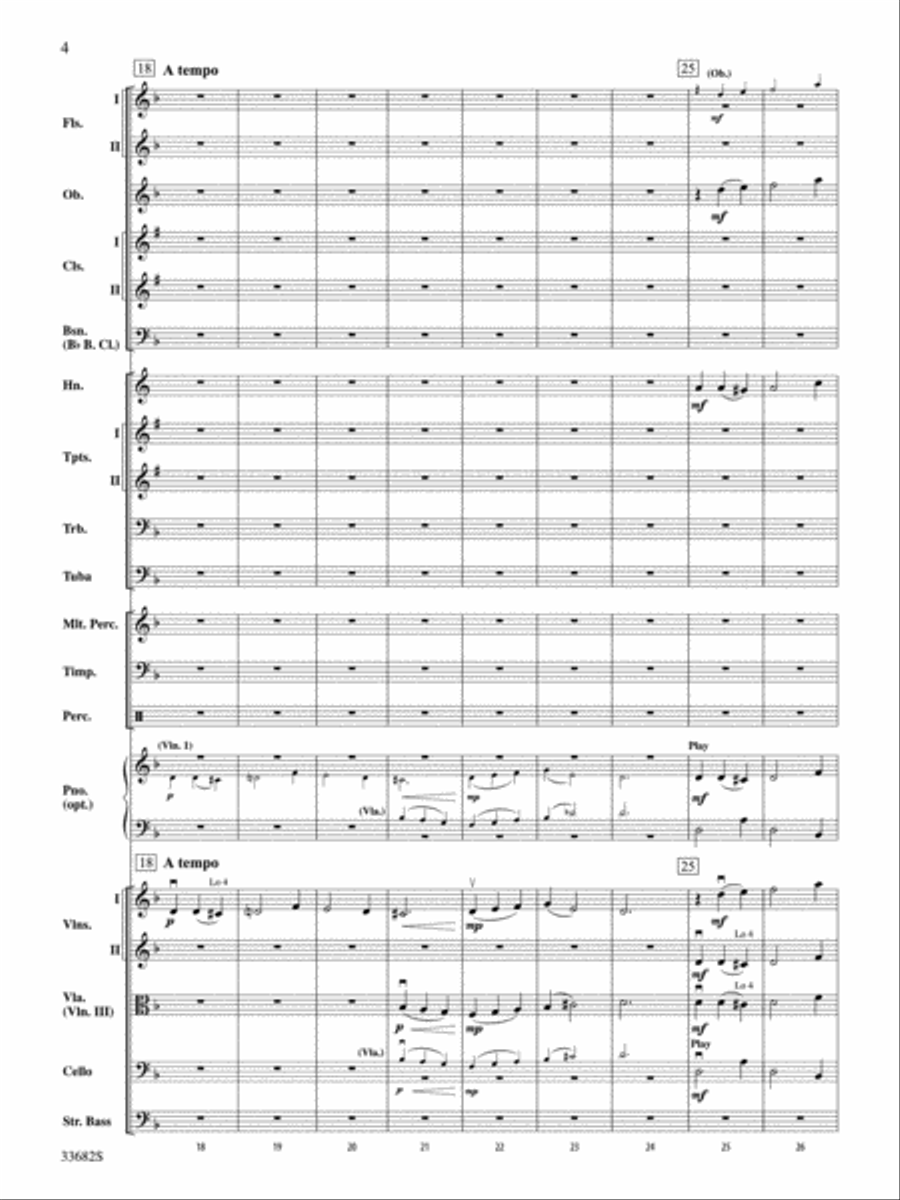 Coventry Carol Full Orchestra scores gallery preview page 4
