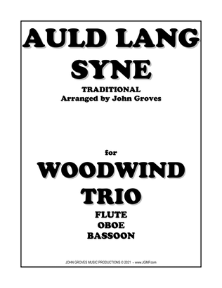 Book cover for Auld Lang Syne - Flute, Oboe, Bassoon (Woodwind Trio)