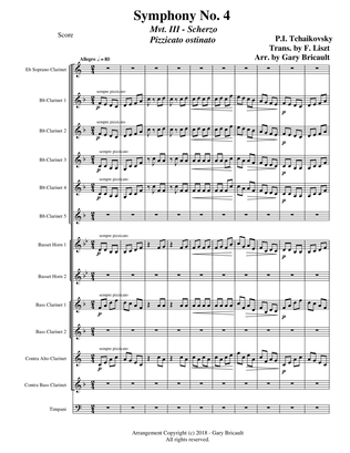 Mvt. III - Scherzo (Pizzicato ostinato) from Symphony No. 4