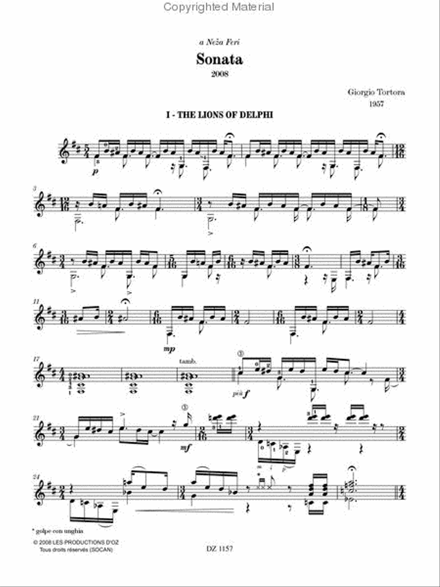 Sonata (CD incl.) Classical Guitar scores gallery preview page 2