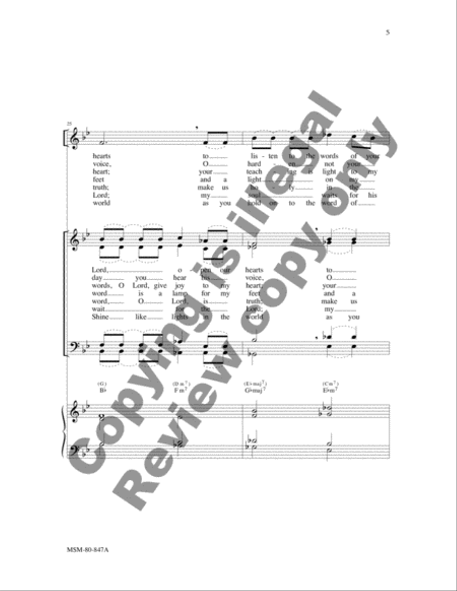 Festival Alleluia (Choral Score) 4-Part scores gallery preview page 5