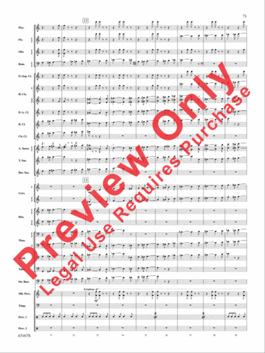 Down to the Sea in Ships (from the NBC TV Film Project 20) Concert Band scores gallery preview page 72