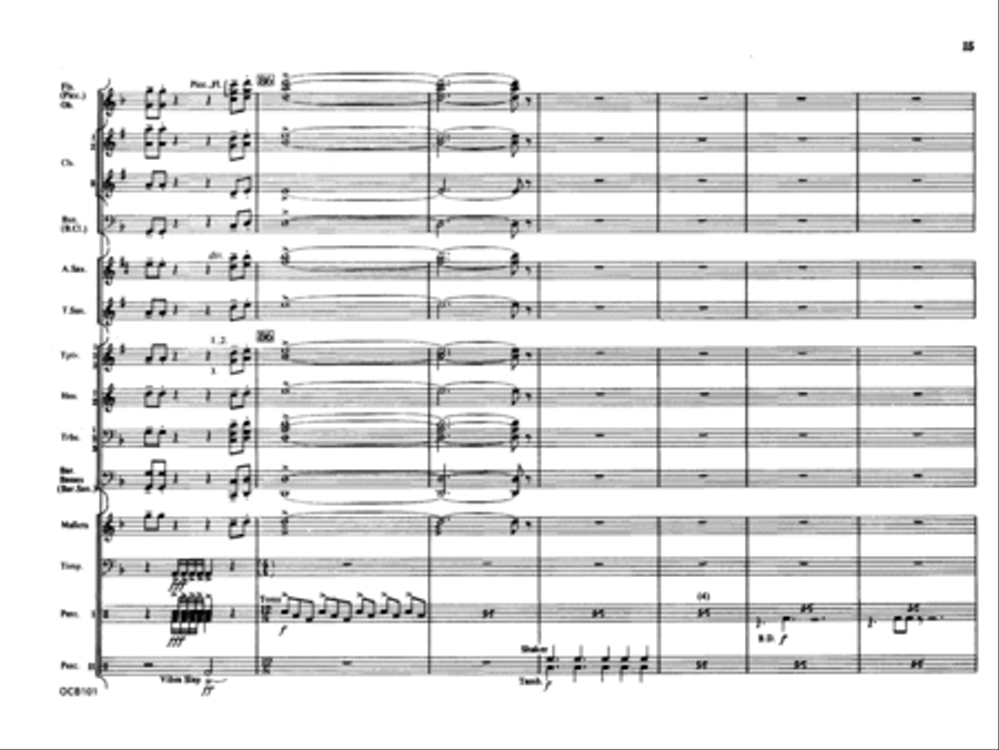 Mazama Concert Band scores gallery preview page 14