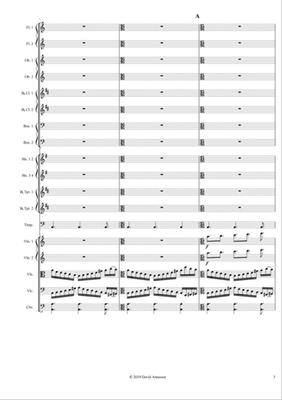 The Challenge of a Hero Full Orchestra scores gallery preview page 3