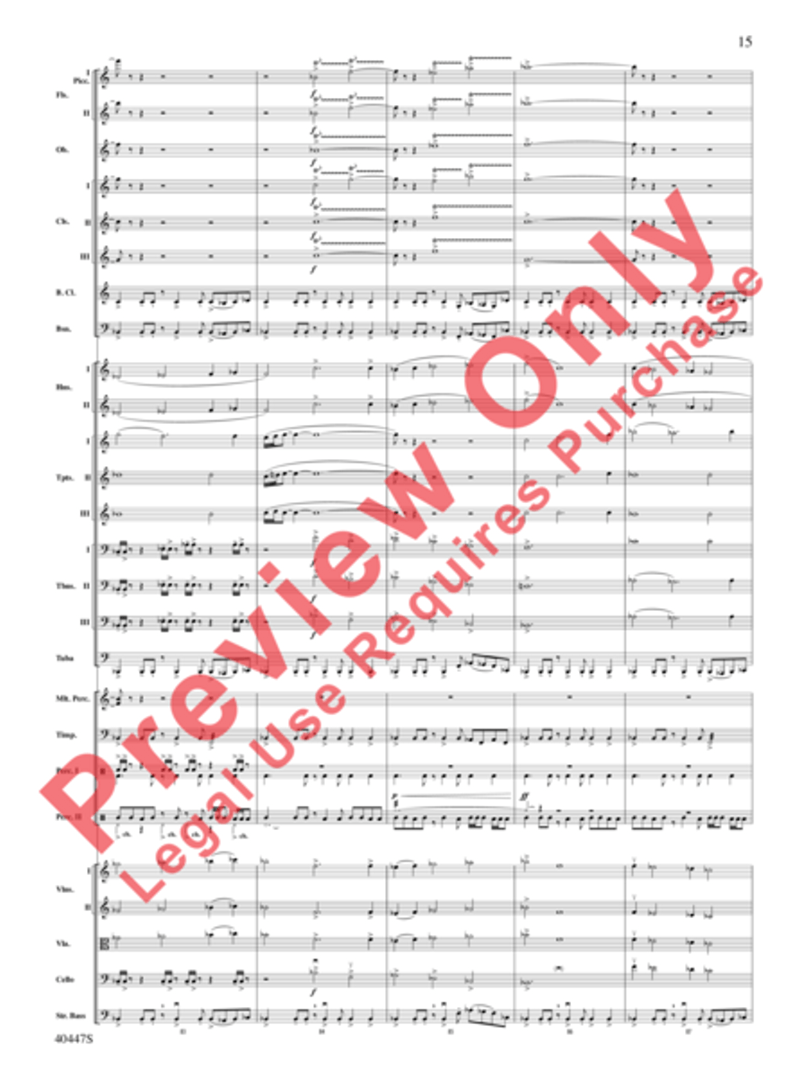 Triumph of the Argonauts Full Orchestra scores gallery preview page 16