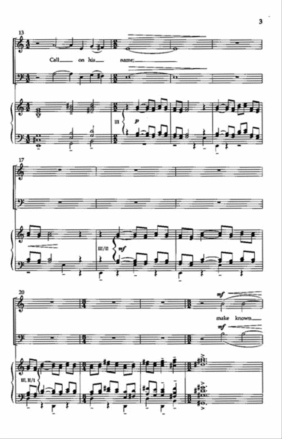 Give Thanks to the Lord Give Thanks to the Lord 4-Part scores gallery preview page 3