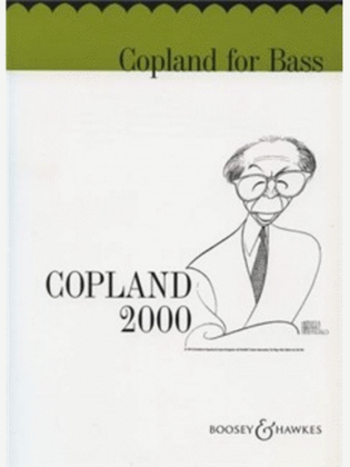 Book cover for Copland for Bass