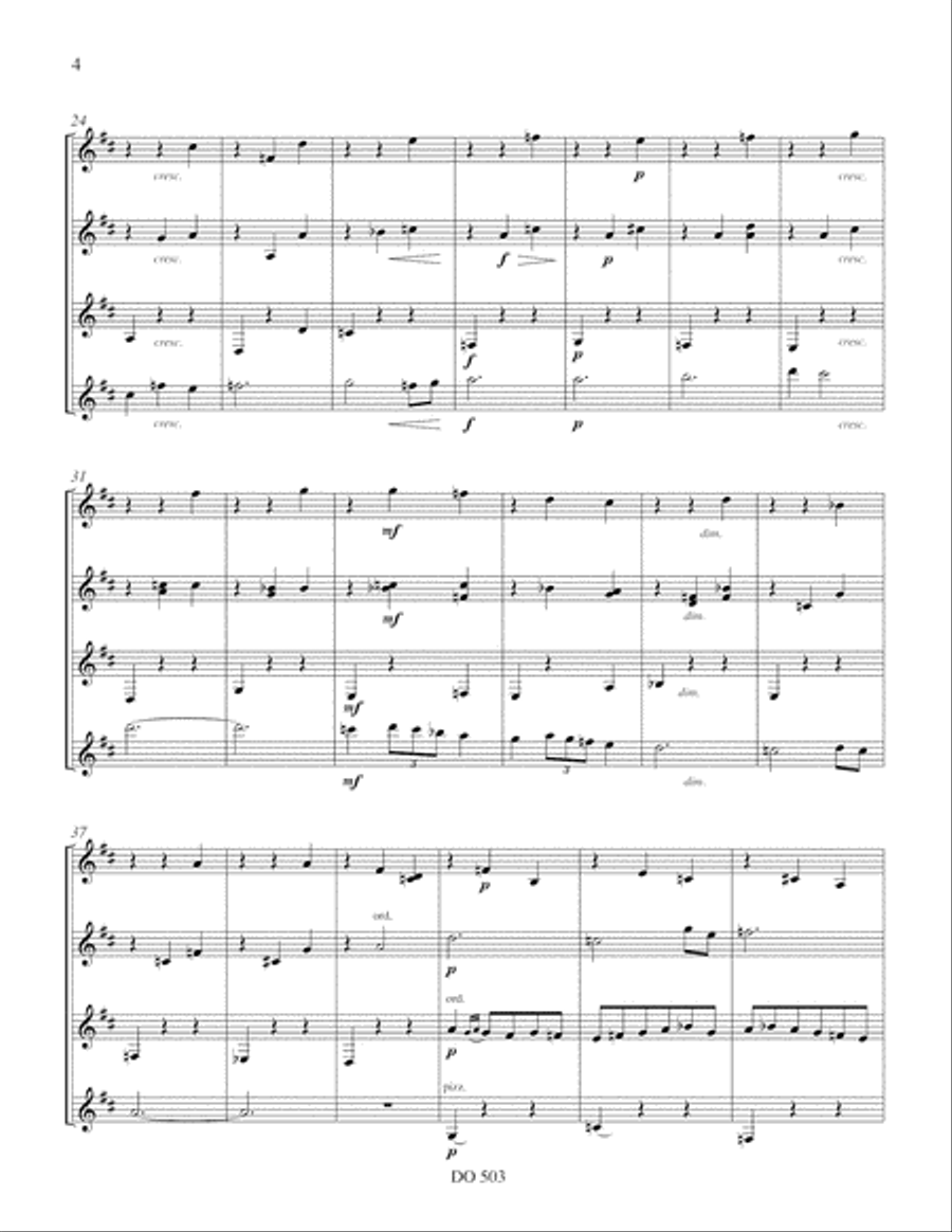 Intermezzo Intermezzo Guitar Ensemble scores gallery preview page 4