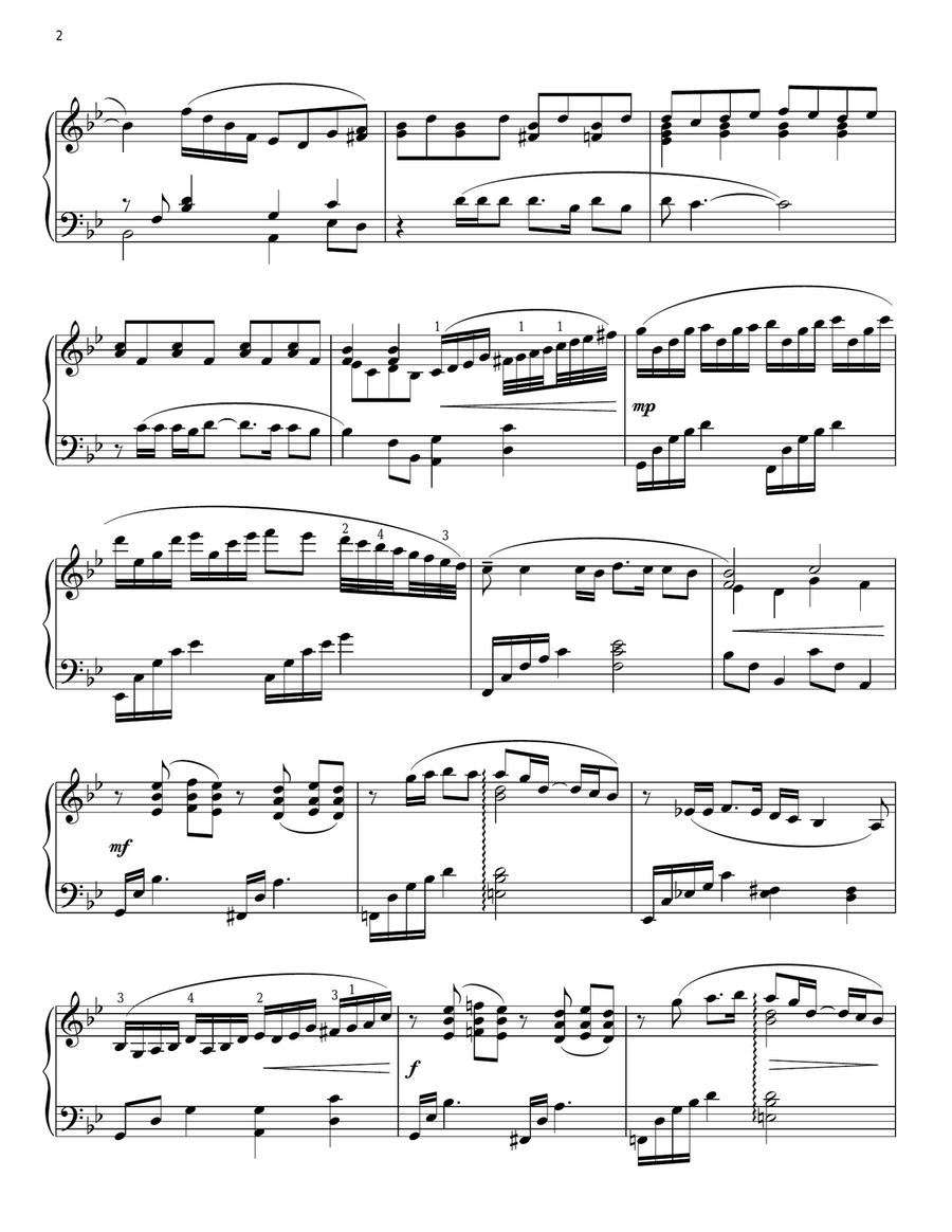 Sorry Seems To Be The Hardest Word [Classical version] (arr. Phillip Keveren) Piano Solo scores gallery preview page 2