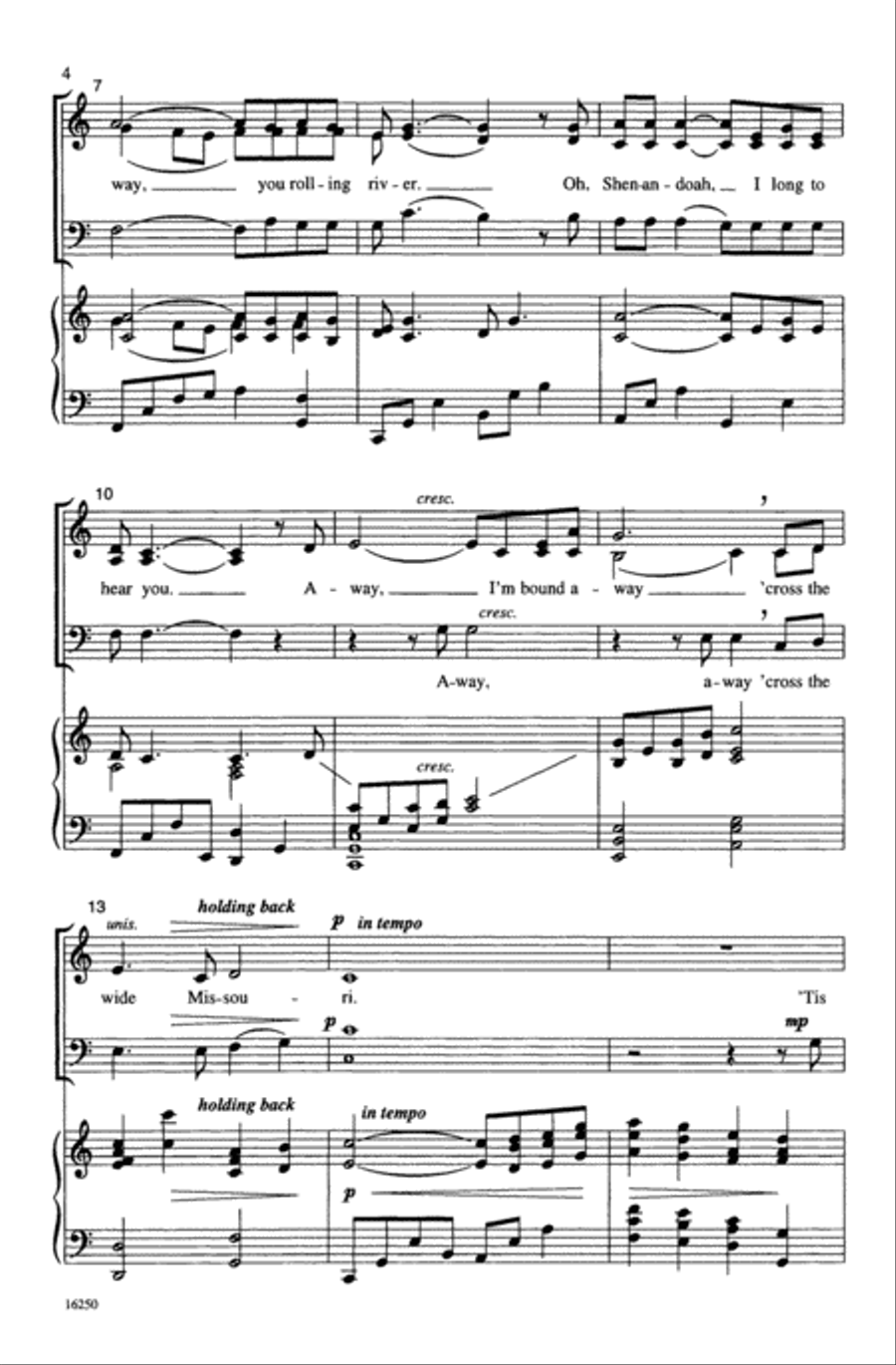 Shenandoah 3-Part scores gallery preview page 3
