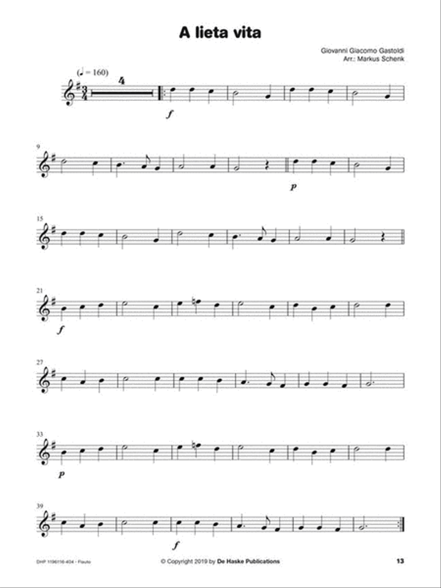 Ascolta, leggi & suona - Incontra i classici Flute Solo scores gallery preview page 3