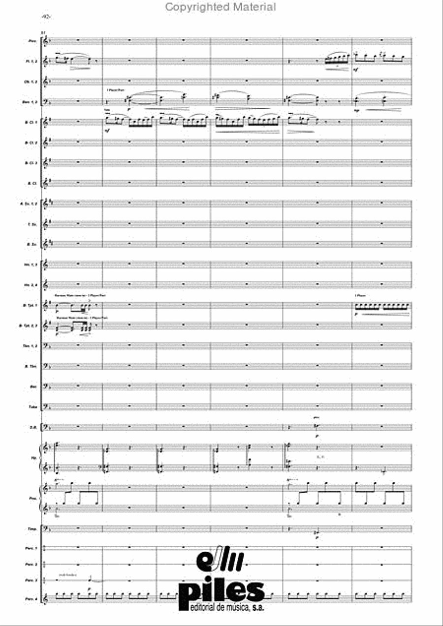 Duende Duende Concert Band scores gallery preview page 93