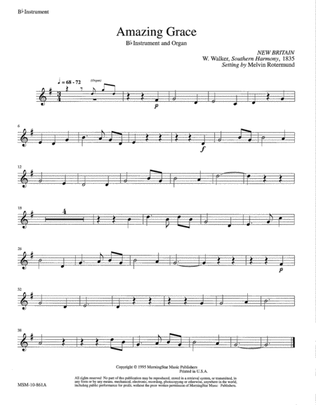 Three Hymns for Organ & Opt. Solo Instruments (Instrumental Parts)