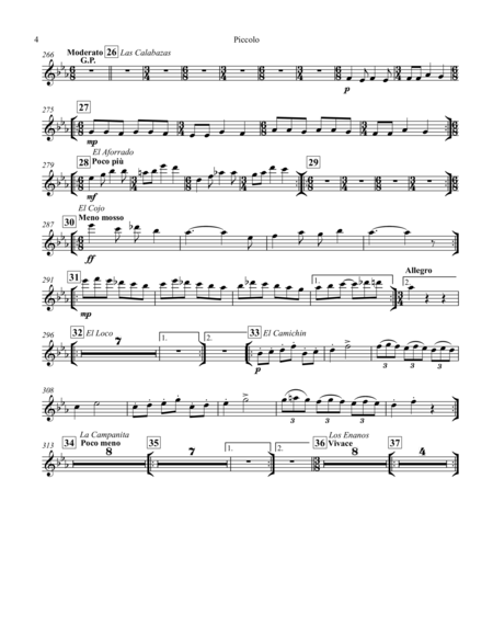 Aires Nacionales Mexicanos, Op. 558 (Potpourri) - 8-1/2"x11" ORCHESTRAL PARTS ONLY image number null