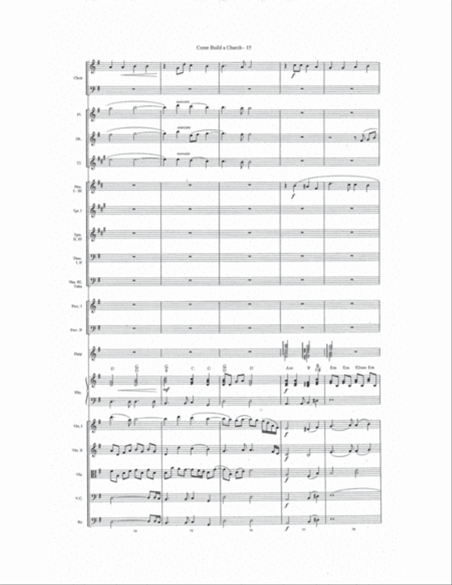 Come Build a Church Choir scores gallery preview page 16