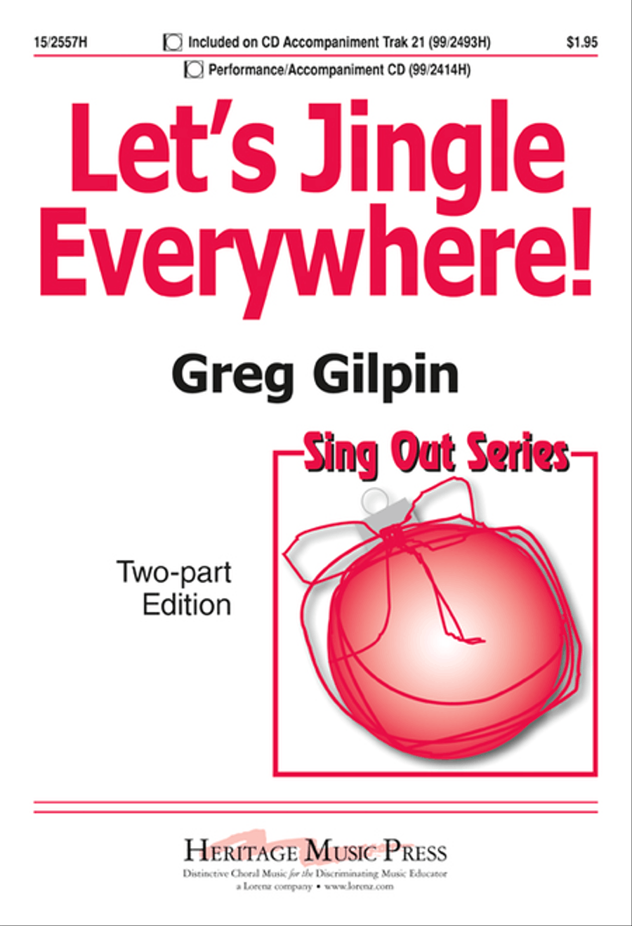 Let's Jingle Everywhere! 2-Part scores gallery preview page 1