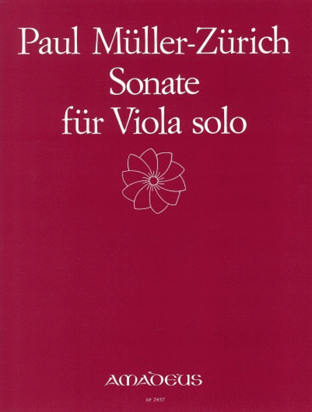Sonata for viola solo (1979)