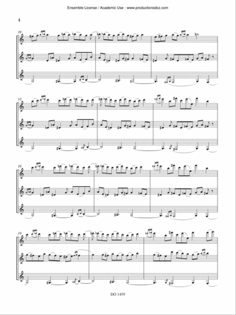 Triades Guitar Ensemble scores gallery preview page 4
