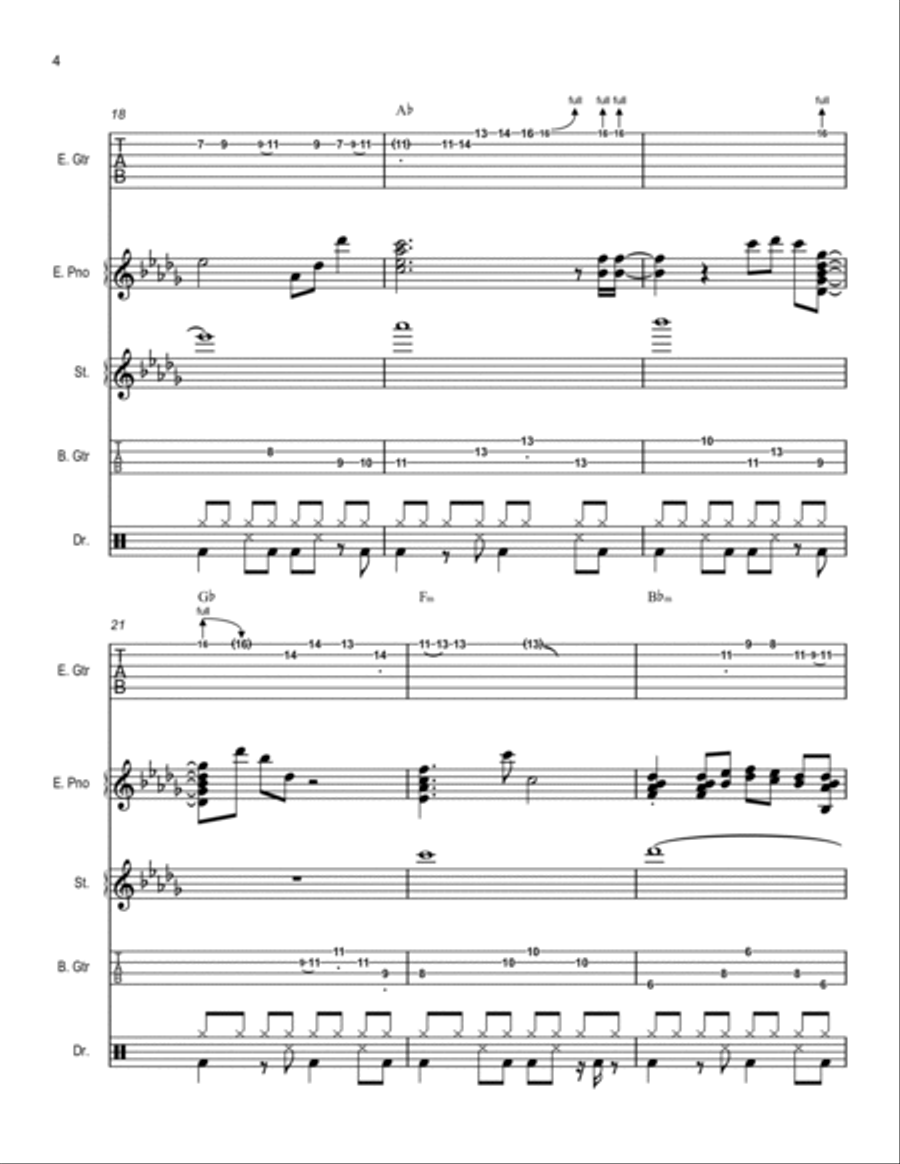 Dark Eye Tango Small Ensemble scores gallery preview page 4