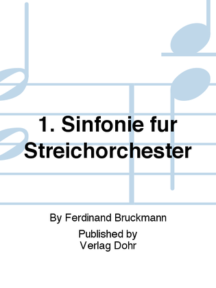1. Sinfonie für Streichorchester (1955)