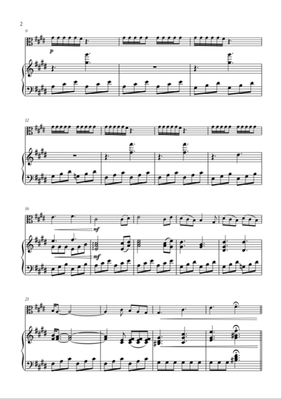Golden Hour Golden Hour Viola scores gallery preview page 2