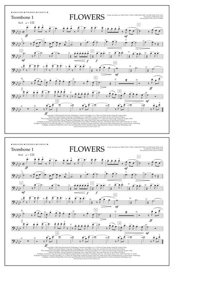 Flowers (arr. Tom Wallace) - Trombone 1