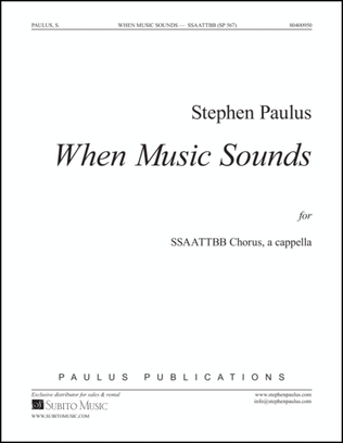 Book cover for When Music Sounds