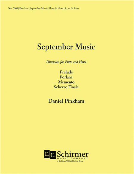 September Music (Score & Parts)
