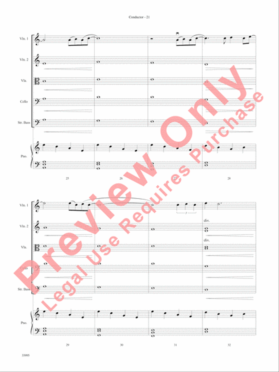 Great Movie Themes Great Movie Themes String Orchestra scores gallery preview page 22