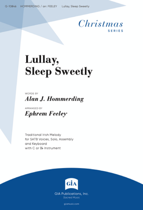 Book cover for Lullay, Sleep Sweetly - Instrument edition