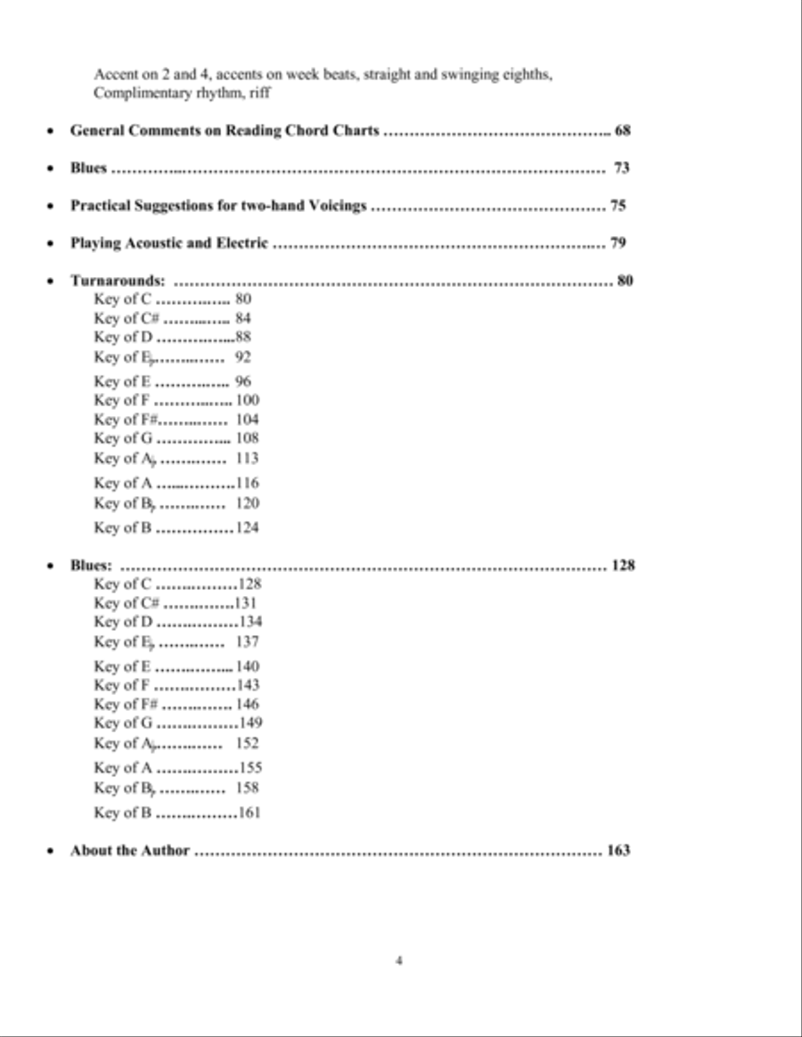 Jazz Piano Chord Progressions Piano Method scores gallery preview page 4