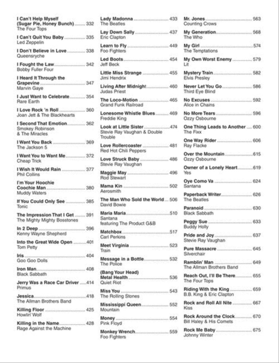Bass Tab White Pages Bass Guitar Tablature scores gallery preview page 4
