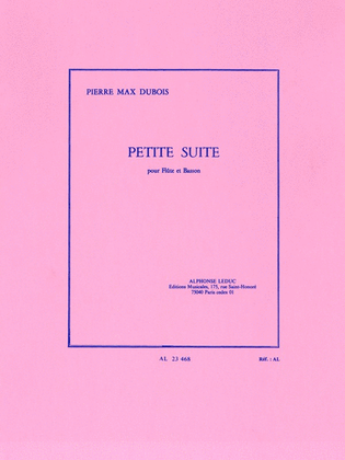 Book cover for Petite Suite (flute & Bassoon)