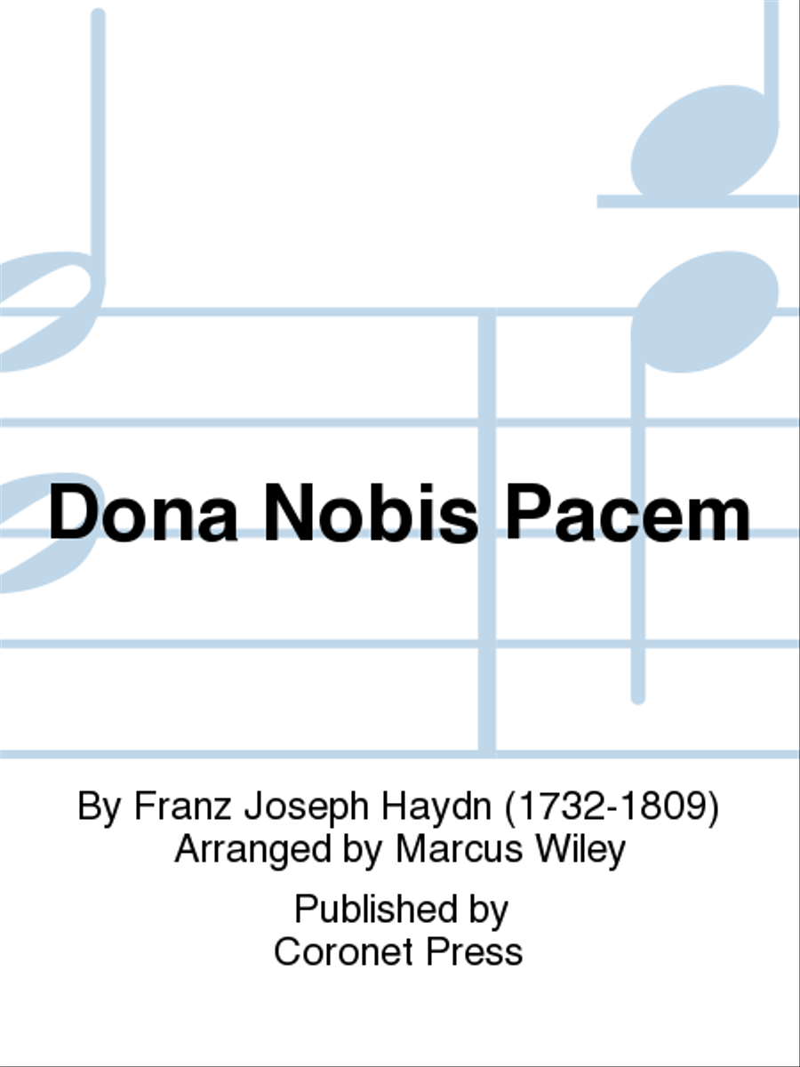Dona Nobis Pacem 3-Part scores gallery preview page 1