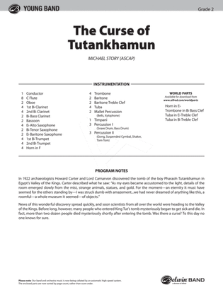 The Curse of Tutankhamun: Score