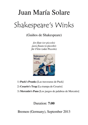 Shakespeare's Winks [solo recorder or flute or oboe or clarinet or sax or violin]