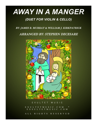 Book cover for Away In A Manger (Duet for Violin and Cello)