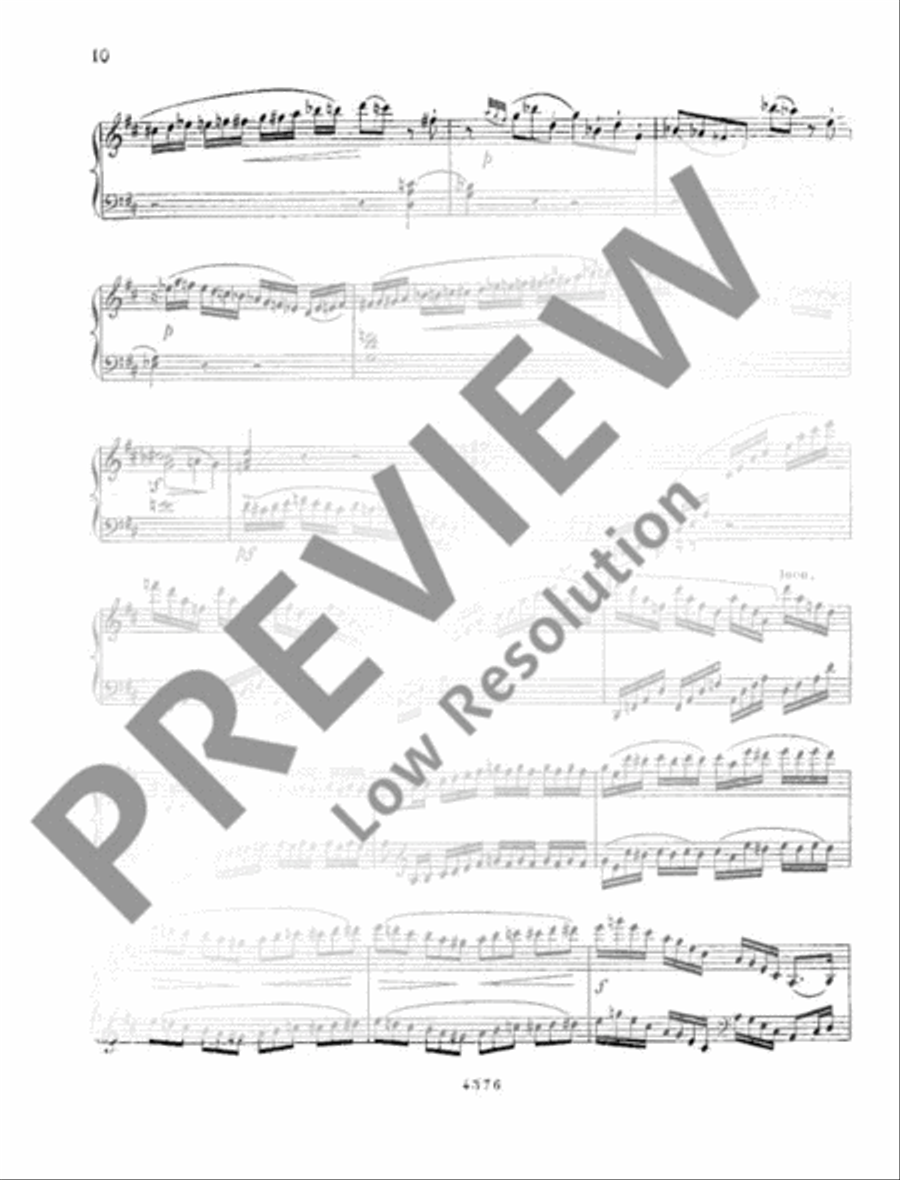 Concerto No.5 D major Flute scores gallery preview page 13