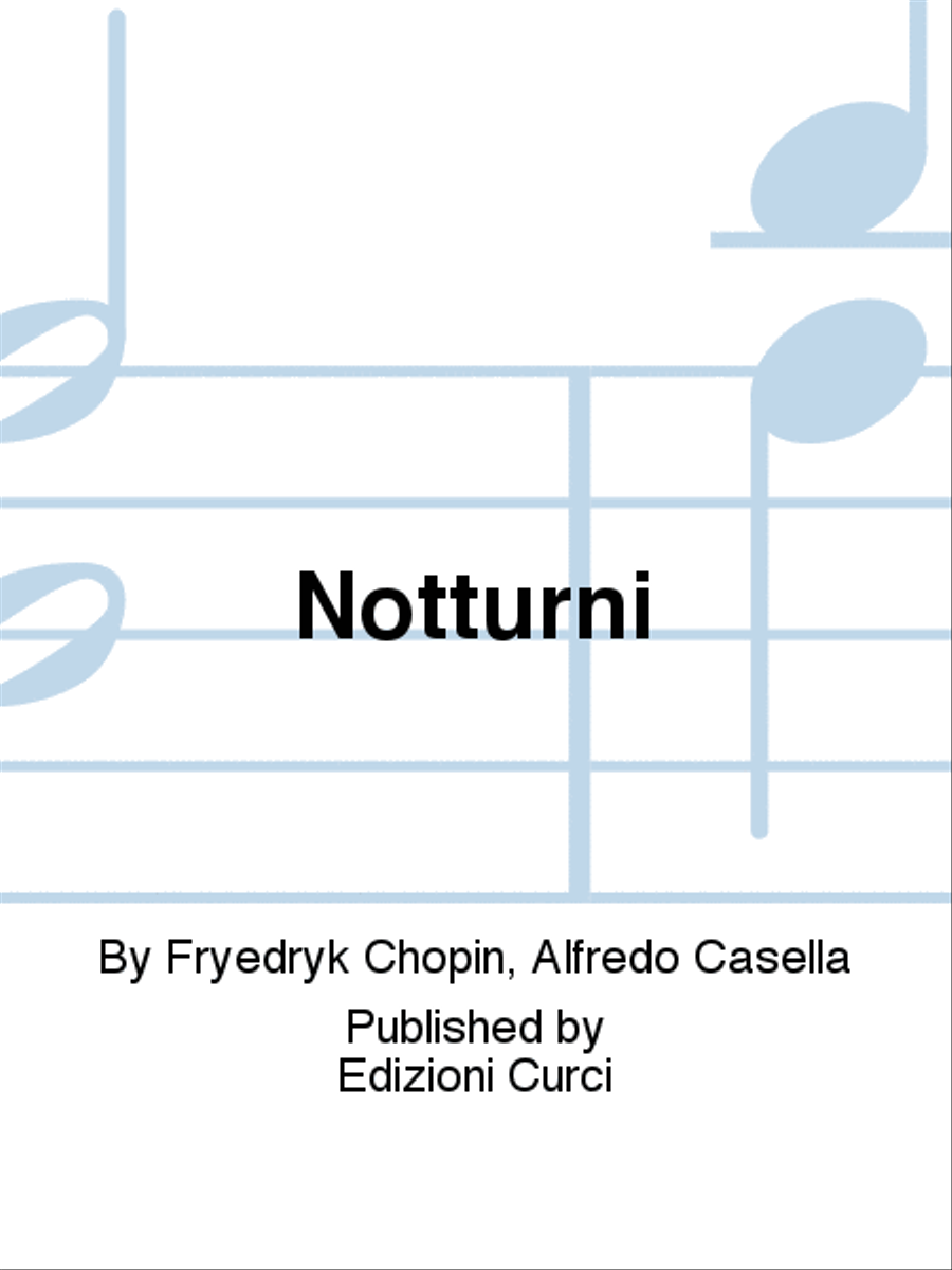 Notturni Piano Solo scores gallery preview page 1