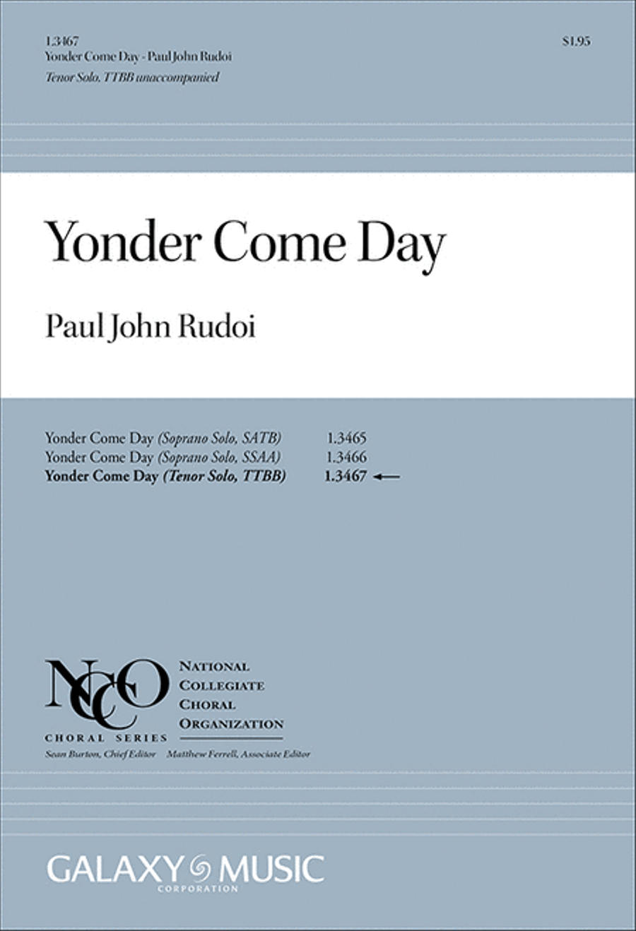 Yonder Come Day TTBB scores gallery preview page 1