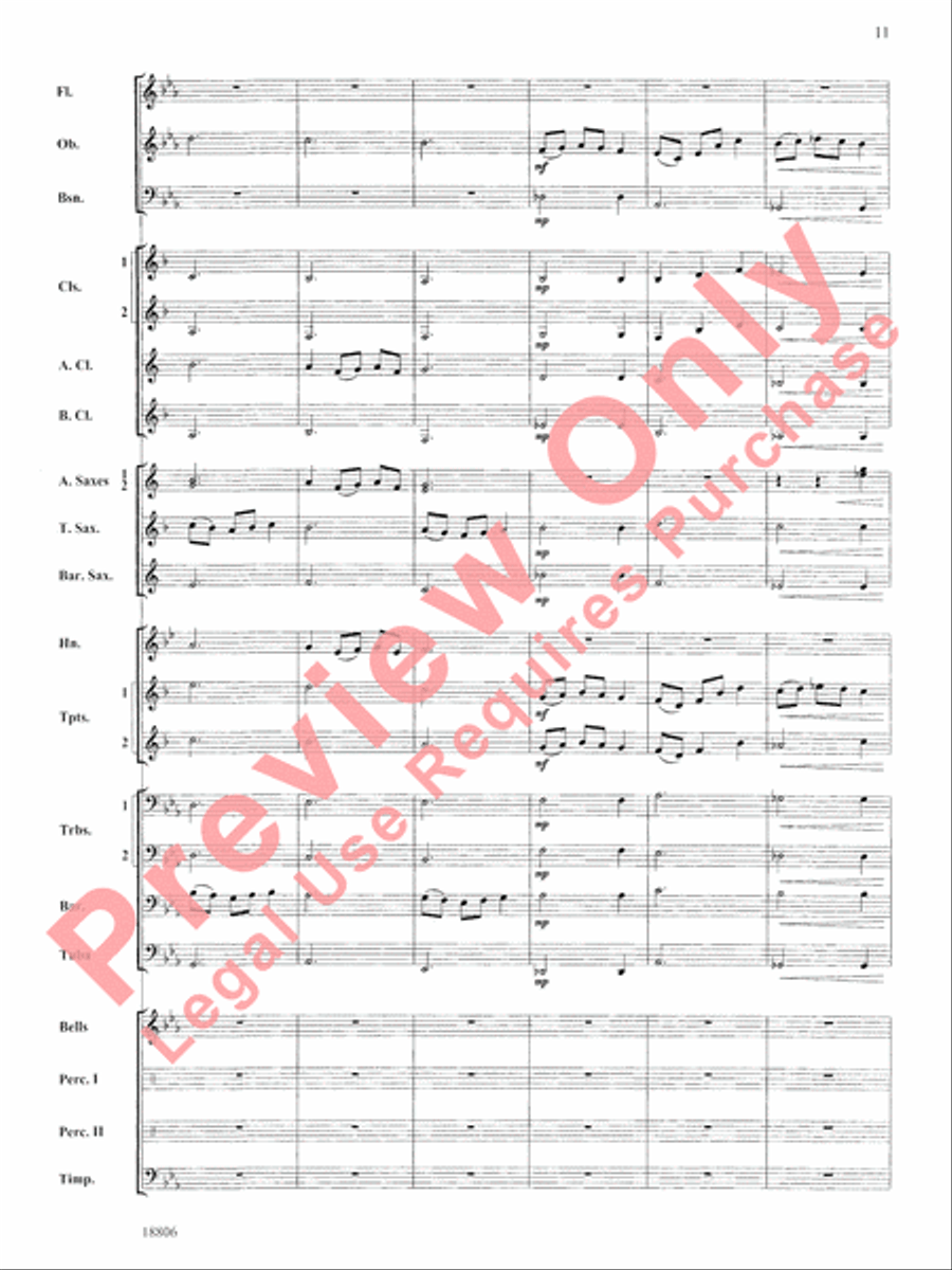 Quintology Concert Band scores gallery preview page 12