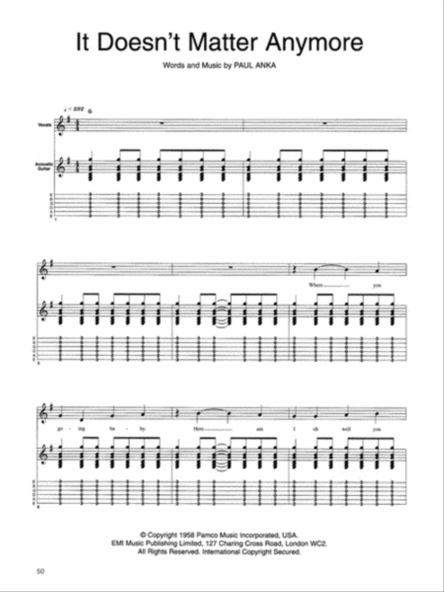Jam with Buddy Holly Guitar Tablature scores gallery preview page 5