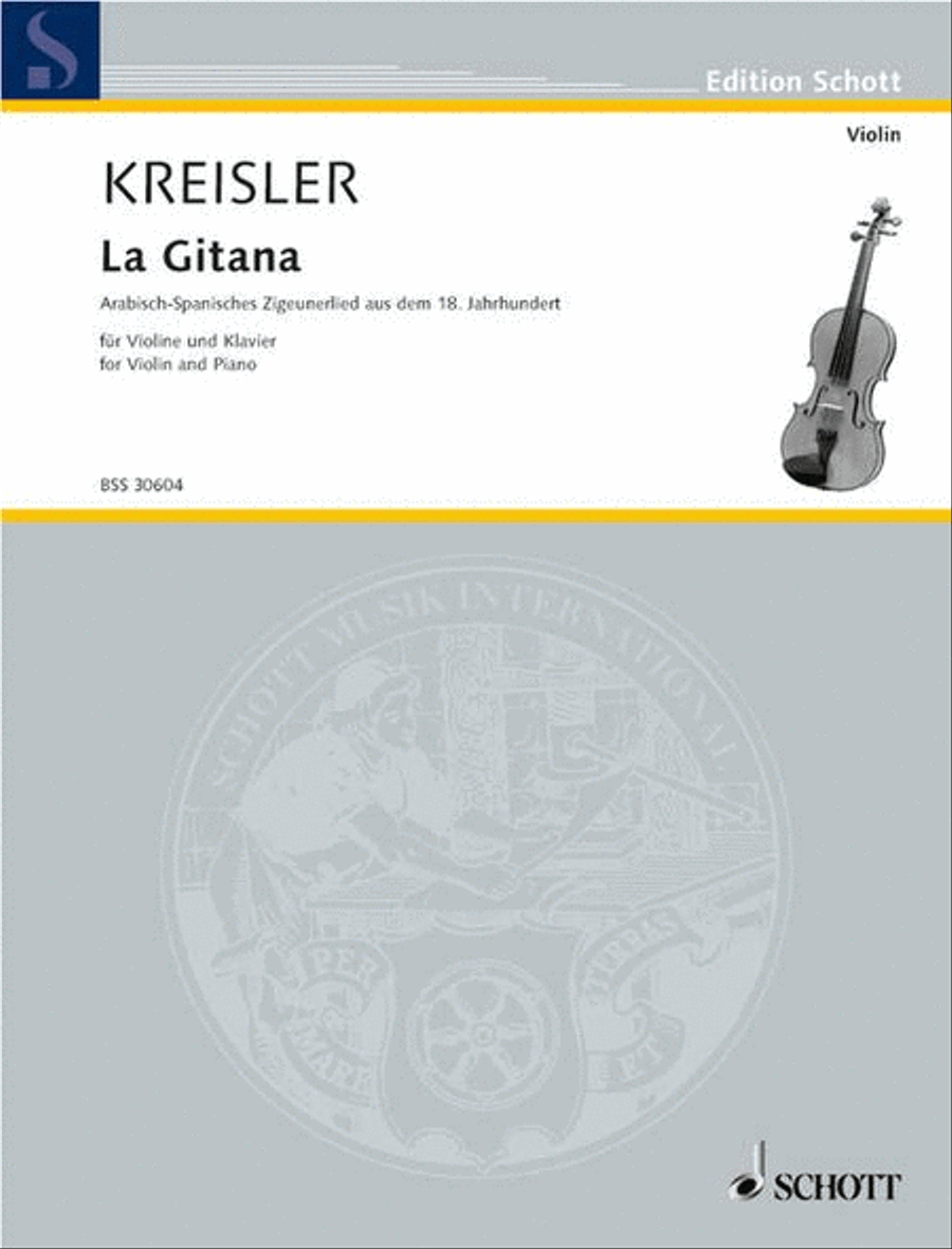 La Gitana Violin Solo scores gallery preview page 1