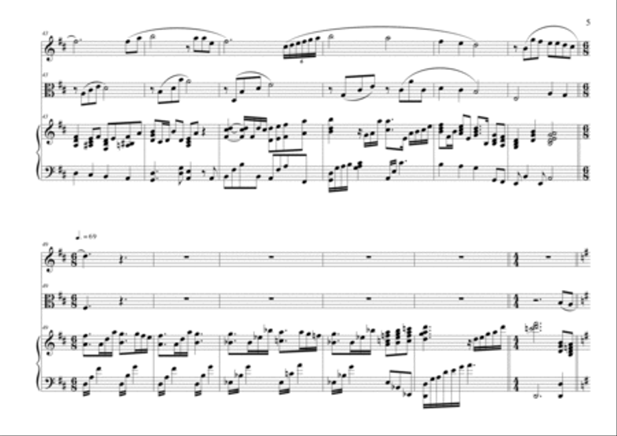 Heart & Soul- Piano Trio scores gallery preview page 5