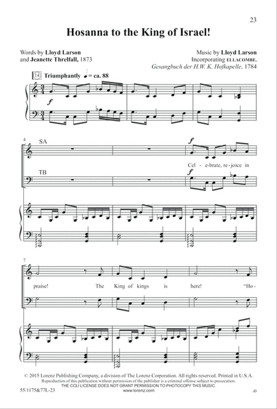 Behold the Lamb! 4-Part scores gallery preview page 24