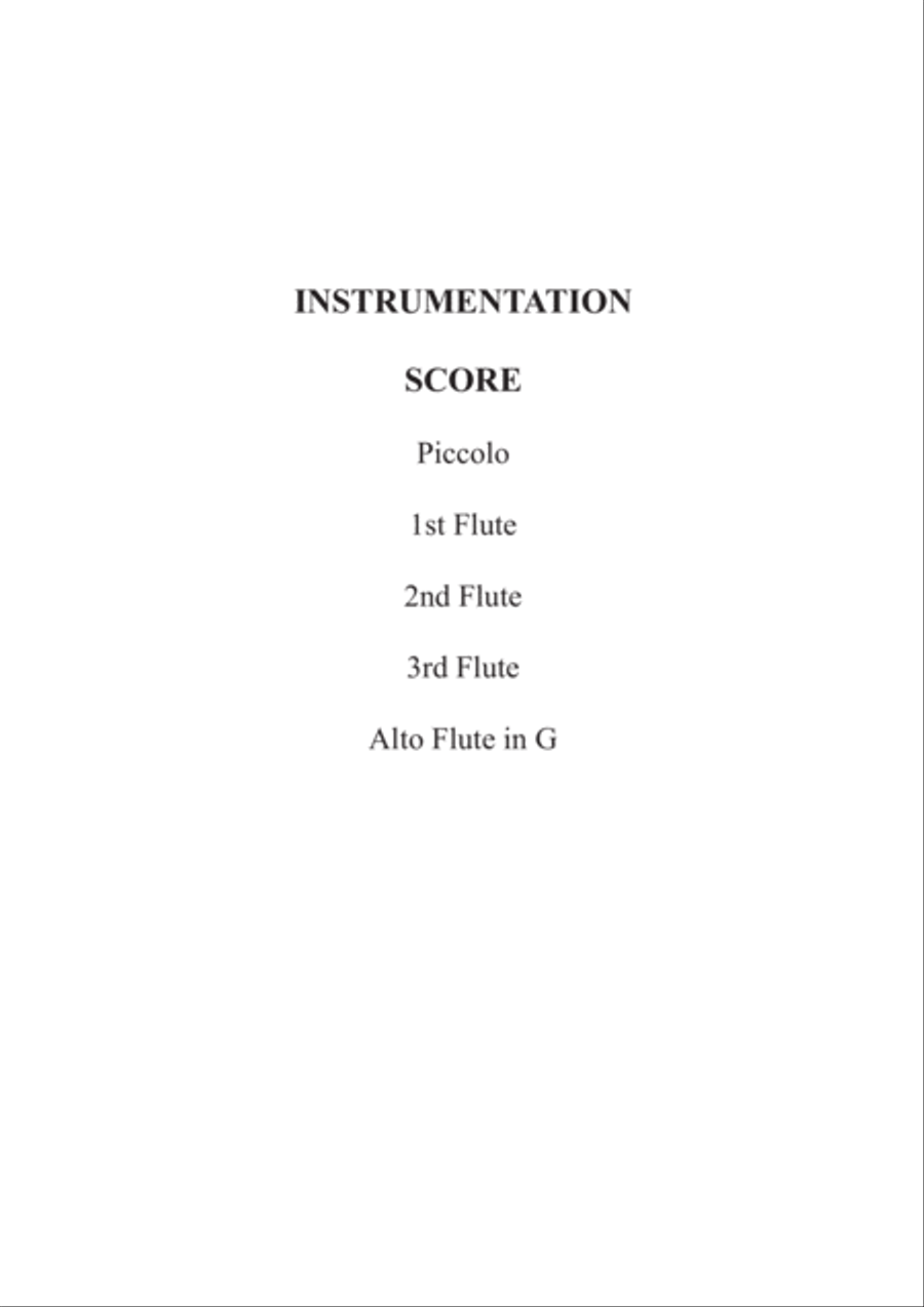 Wien Bleibt Wien! March for Flute Quintet Small Ensemble scores gallery preview page 2