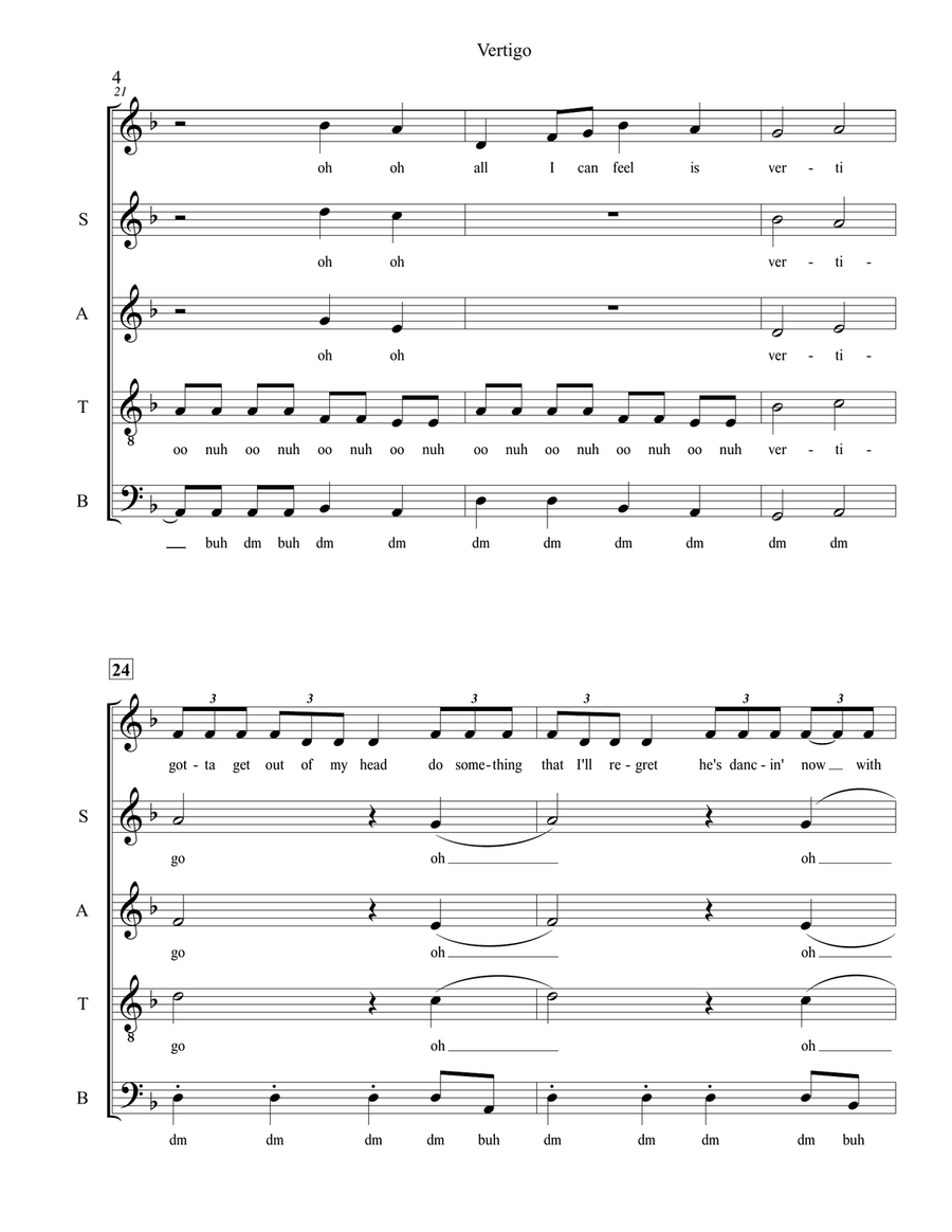 Vertigo 4-Part scores gallery preview page 4
