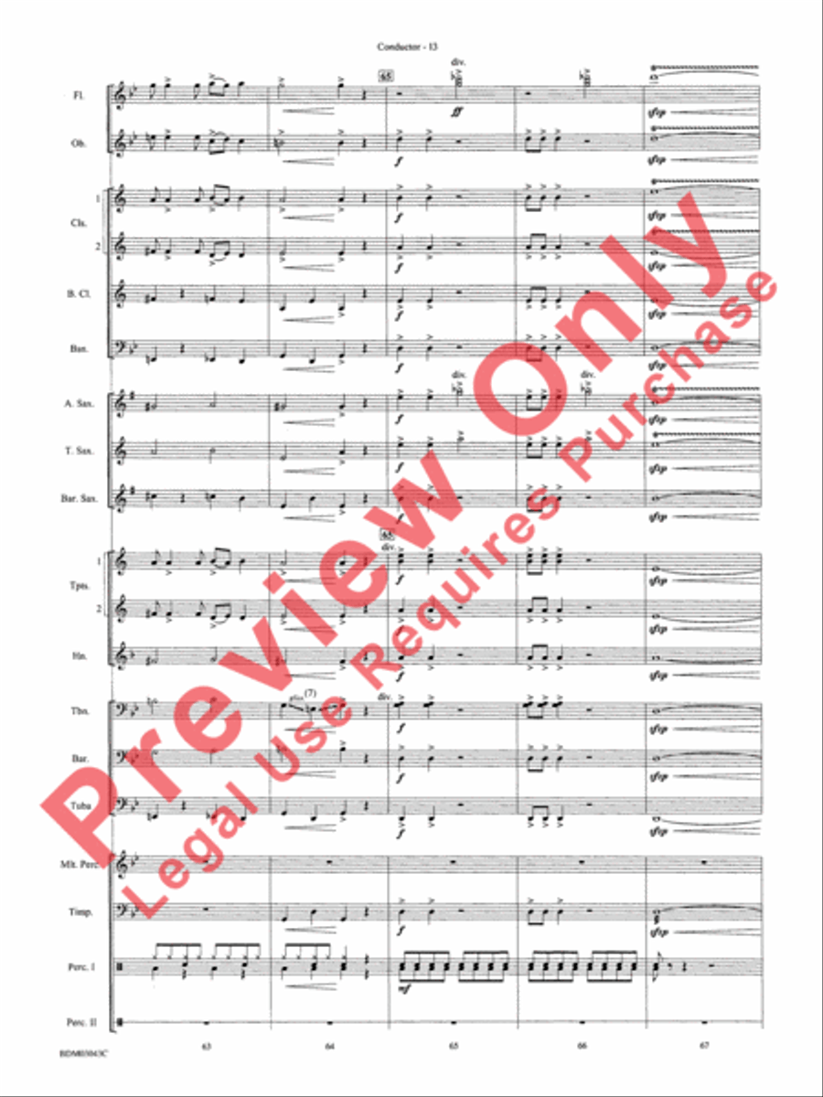 The Great Steamboat Race The Great Steamboat Race Concert Band scores gallery preview page 16
