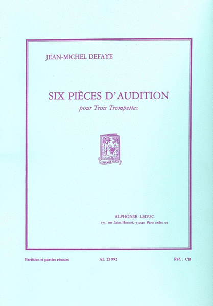 6 Pieces D'audition (trumpets 3)